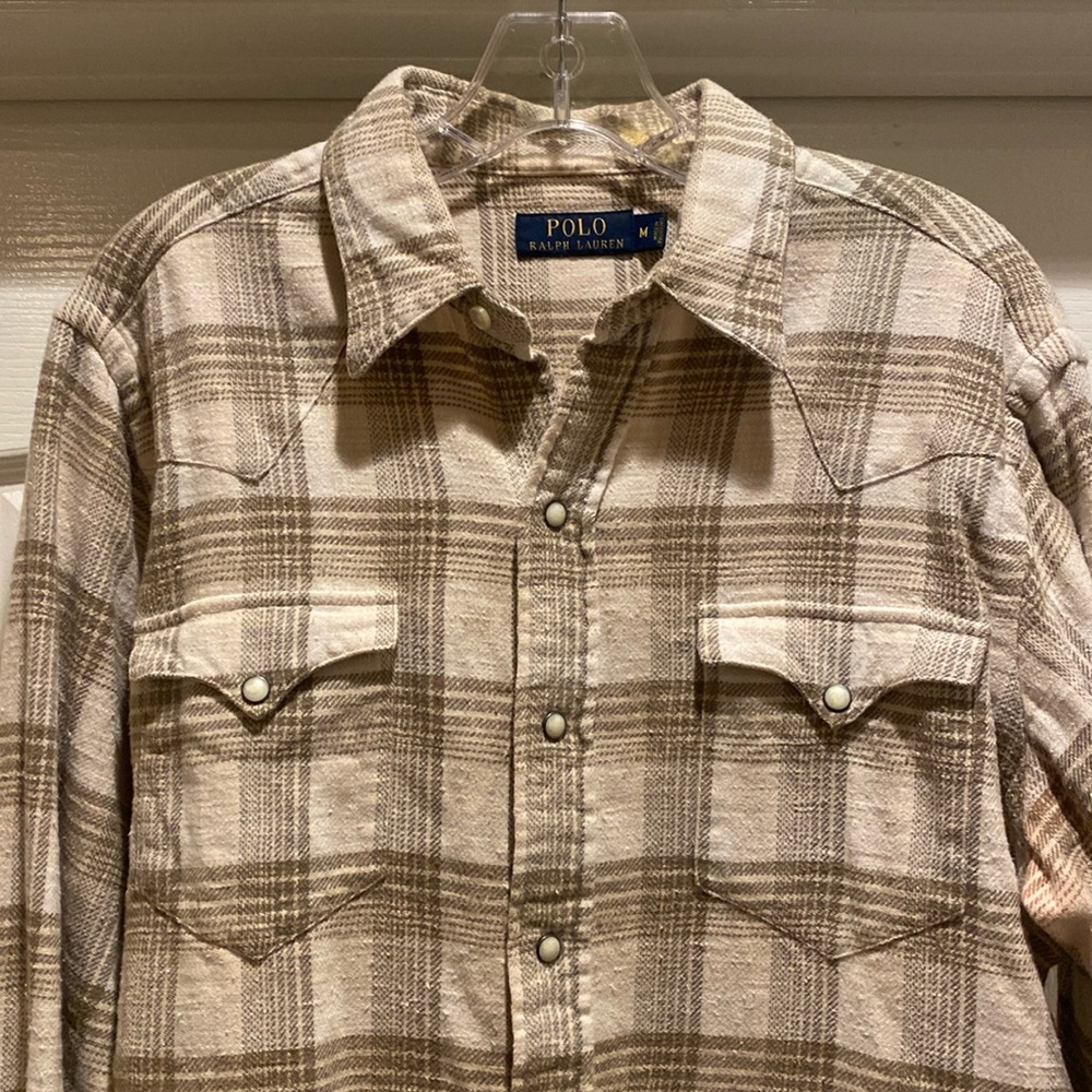 Polo Ralph Lauren Western Pearl Snap Shirt Medium